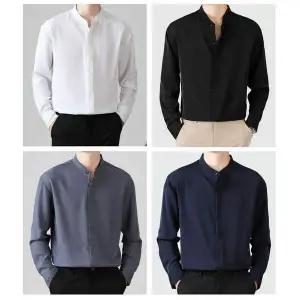 봄 LP632565 가을 남자정장 차이나카라 긴팔 정장 남방 셔츠