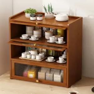 식탁정리함 원목 선반 부엌 정리대 양념 위 홈카페 수납장 수납함 식탁위 식탁 주방 미니