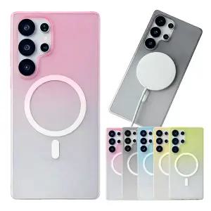 데켄스 갤럭시 S26 울트라 플러스 파스텔 그라데이션 슬림 반투명 하드 핸드폰 휴대폰 케이스 M1079