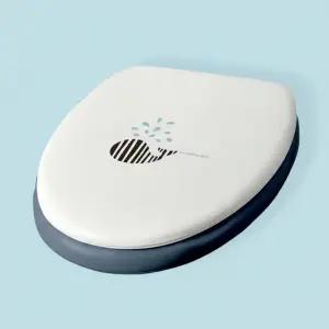 푹신한 쿠션 O형 변기커버 중형 양변기 뚜껑 시트 화장실 덮개 교체용