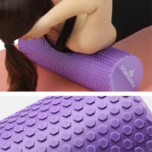 소프트타입 지압돌기 홈트 폼롤러 45cm 실내운동 종아리 소기구 헬스소품 등스트레칭