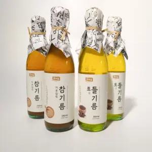 농가식품 저온압착 생들기름 350ml 냉압착 들기름 생들깨