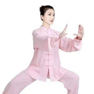 태극권 도복 남녀공용 전통 무술복 공연용 유니폼 무술