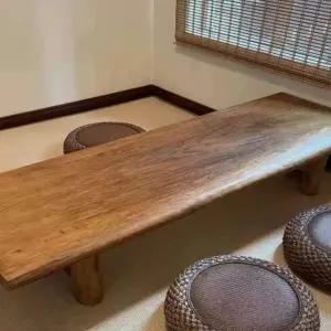 고재 테이블 오래된 나무 앤틱 빈티지 우드책상 작업