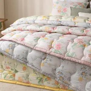 [Q] 메리엔느 퀼팅 차렵이불 3장세트 (엘리스) 프리미엄급 국내제작 이불 총 3장!!