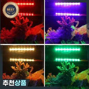 수족관 조명 LED 방수 어항 클립 라이트 90-260V 수중 장식 수생 식물 성장 램프
