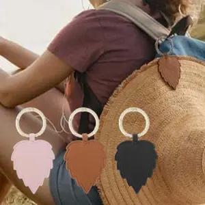 나뭇잎모양 모자클립 모자집게 모자보관클립