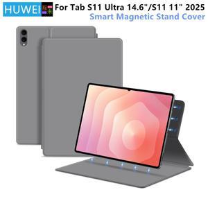 마그네틱 스탠드 커버  갤럭시 탭 S11 울트라 14.6인치 SM X930 X936B 태블릿 스마트 케이스 2025 11인치