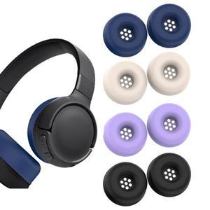 JBL Tune 520BT 용 1 쌍의 실리콘 이어 쿠션 JBL Tune 520BT 용 충격 방지 헤드셋 이어 패드 커버 교체 방