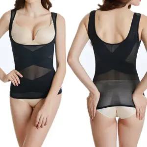 F006820_(보정)바디쉐이퍼 압박나시 몸매보정 뱃살 올인원 군살정리 니퍼 복부 속옷 골프속옷