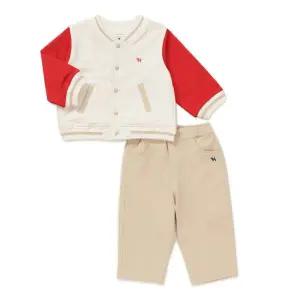 [블루독베이비](본점)(RD)컬러블럭상하세트(46113-610-02)