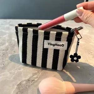 스트라이프 립스틱 파우치/다용도/담배/휴대용/수납/세트/가방/미니/화장품/귀여운/생리대/주머니/작은