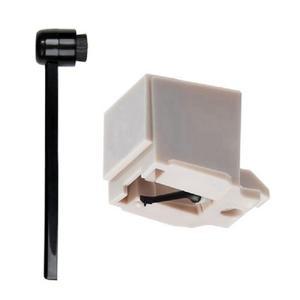 FUFU ATN3600L 교체용 스타일러스 LP 비닐 레코드 플레이어 니들 (턴테이블 축음기용 클리닝 브러시 포함)