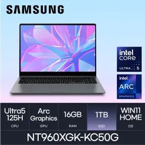 HMC/ 삼성 갤럭시북4 프로 NT960XGK-KC50G / 16GB 1TB WIN11 /고해상도 학생 사무용 가벼운 AI 노트북