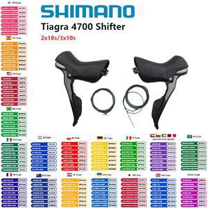 변속기 시마노 티아그라 4700 시프터 왼쪽 2s/오른쪽 10s/A 쌍 2x10s 레버 더블 로드 바이크 자전거 액세서리