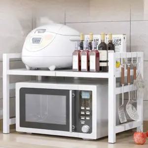 주방 렌지 대 2단 스틸 수납장 전자 레인지 선반 오븐 조리대 싱크대 보관대 용품 철제 틈새