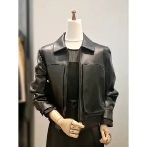 갤러리아 ab.f.z 아웃포켓 크롭 캐주얼 천연 양가죽자켓 ACA5FFL9G