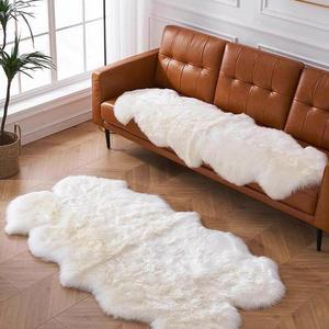 소파천연양털러그 카펫 카페트 대형 클래식 핑크 모던 양털 식탁 디자인 보들보들
