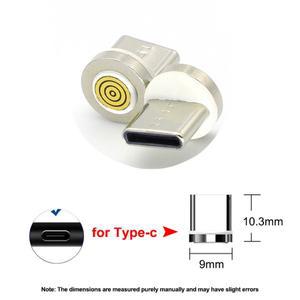 7핀 3A USB-A 타입C 마그네틱 자석 플러그 팁 삼성 호환 자석 충전기 360호환  고속 케이블 어댑터 ° 도