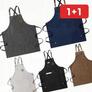 카페앞치마 바리스타 앞치마 카페 공방 화방 미용실 네일샵 (1+1)