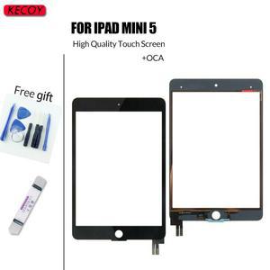 ipad 호환 Mini5 터치 스크린 A2126 A2133 전면 유리 디지타이저 패널 교체 oca에 대 한 1피스 Orginal