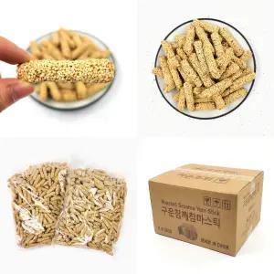 기름 없이 구운 참깨참마스틱 5kg 대용량 사무실 탕비실 주전부리 영양간식