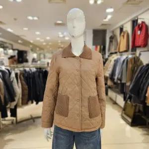 [대구백화점] [소고]니트 배색 하트 누빔 재킷(AL1GA06)