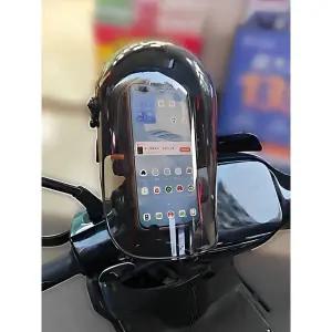 최신 오토바이 핸드폰거치대 햇빛가리개 방수 스마트폰거치대 확장형소형헬멧