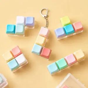 키캡 장난감 감성 아크릴 악세사리 키보드 키캡 귀여운 스트레스 열쇠고리 학용품 선물용 손가락 소근육