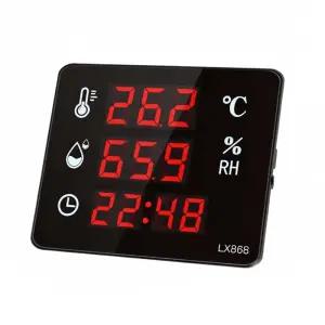 산업용대형벽시계 온도 습도 내장 LED 벽시계 대형 디지털 시계