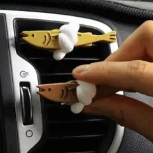 차량용석고방향제 고급 차량용 차 자동차 액막이 북어 명태 행운 송풍구 석고 방향제 디퓨저