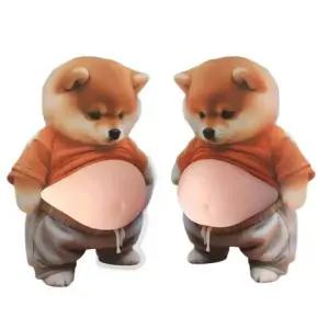 말랑뱃살 도어가드 시바견 강아지 문콕방지 문콕방지 고양이 쫀득뱃살