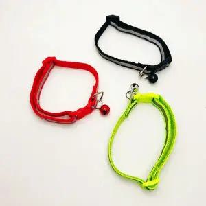 고양이 방울목걸이 길이조절 가능 야간산책 반사판