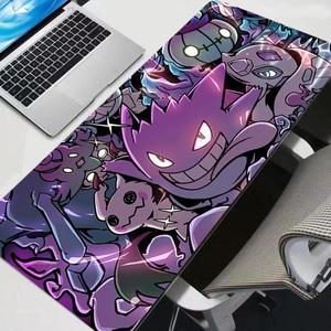 포켓몬 G gengar 마우스 패드 컴퓨터 노트북 애니메이션 키보드 매트 대형 게이머 장식 데스크