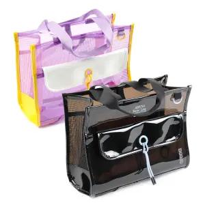 아레나 에나멜 매쉬 도트백 수영가방 실내수영가방 A6AC1AB08