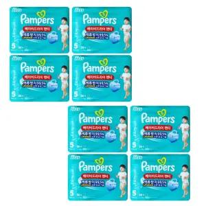 팸퍼스 2025 베이비드라이 팬티형 기저귀 5단계 (12-17kg) 36매 x 8팩(총288매)