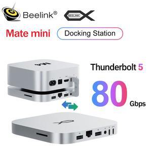 Beelink Mate Mini Station 속도/용량 버전 Thunderbolt5  미니 소형 PC SER9 데스크탑 게임용 컴퓨터