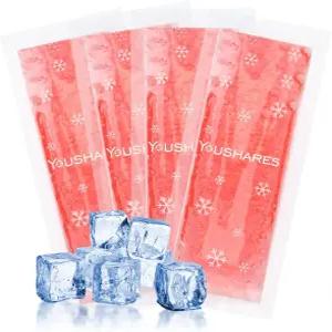 인슐린 쿨러 여행 케이스용 여행용 얼음 팩 - 약물용 재사용 가능한 소형 냉동 (4개 분홍색)