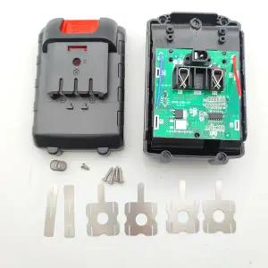 호환  10pc 18650 홀더 보관 상자 18v 스크루 드라이버 리튬 배터리 케이스 21v 전기 드릴 무선 5S BMS Pcb