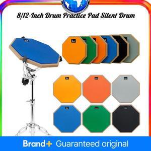 슬레이드 8인치 12인치 드럼 연습 패드 고무 나무 무음 재즈 초보자용