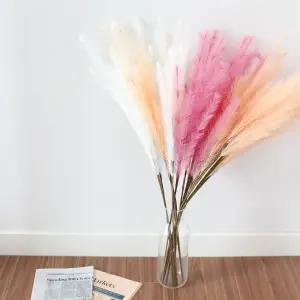 테이블꽃장식 핑크뮬리 조화 팜파스 핑크 꽃 갈대 4color/인테리어