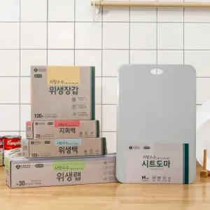 교회 심방선물 주방위생용품 5종 선물세트 깔끔백 알뜰구매 다용도백