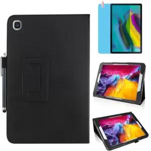 삼성 갤럭시 탭 S5e 10.5 인치 2019 (SM-T720 T725 T727)용 슬림 가죽 케이스 스타일러스 펜이 있는 멀티