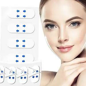 얼굴 당김 테이프 탄력 주름 투명 페이스 리프팅 테이프 라인 브이라인 얼굴용 보정 개선 팔자