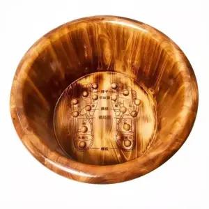 습식족욕기 원목 편백나무 대야 히노끼 족욕통 족탕기 가정용