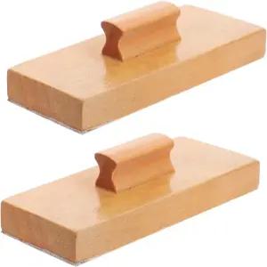 VOSAREA 1쌍 나무 모래 블록 타악기 장난감 리듬