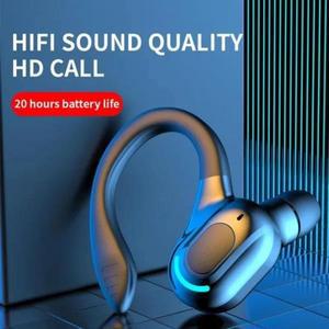 긴대기 Bluetooth5.2 헤드셋 무선 비즈니스 이어폰 스포츠 블루투스 헤드폰 Hifi 미니 귀고리 버드