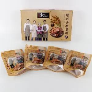 김수미 현미 손 누룽지 선물세트 110g x 4개입