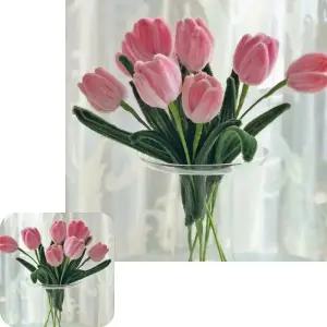 조화 만들기 선물 세트 DIY 튤립 키트 꽃다발