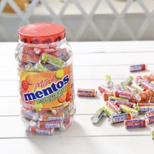 멘토스 미니 푸르티 100입 화이트데이 사탕 캔디 선물 할로윈 어린이집 칭찬간식 방과후 이벤트 행사 달콤